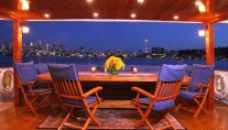 Yacht KAYANA -  Aft Deck Dining